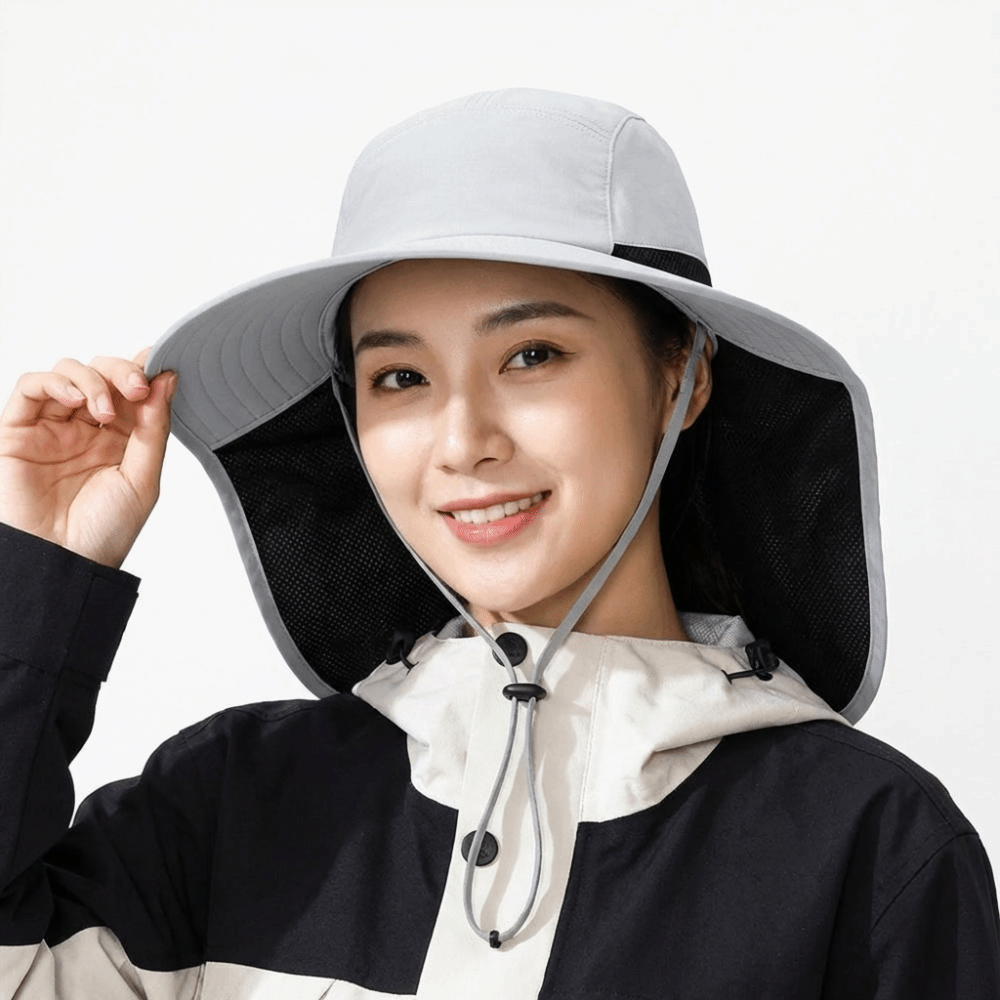 Simple Wide Brim Outdoor Sun H - Bucket Hat Cotton 评论和价格