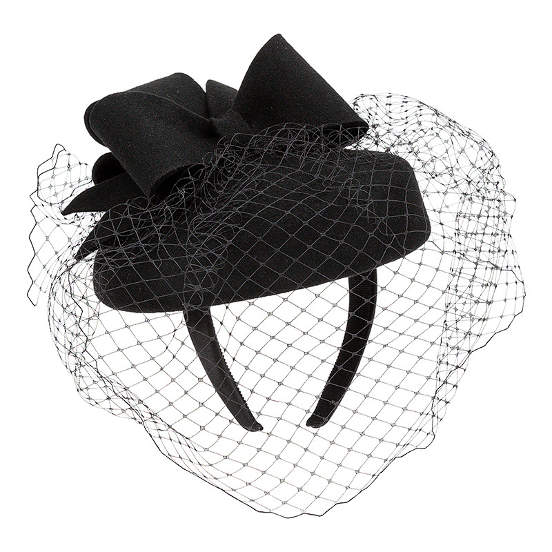 French Black Beret Fascinator  - Beret French Wool 评论和价格