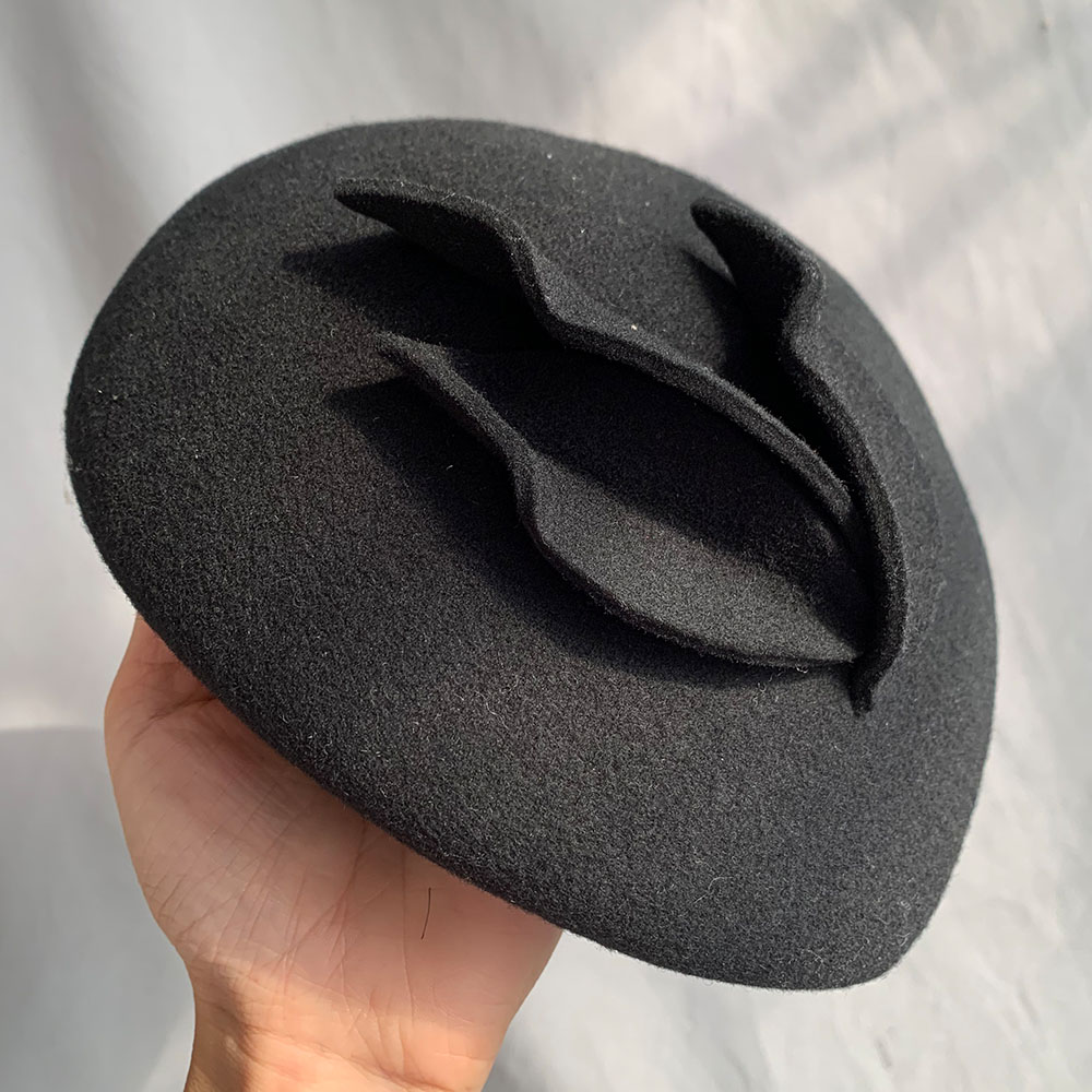 French Style Fascinator Hats T - Beret French Wool 评论和价格